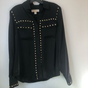 Micheal Kors Black Blouse